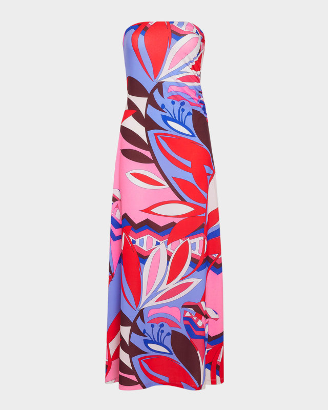 Bernarda Strapless Midi Dress